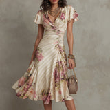 Angelika - Elegantes Midikleid aus Satin