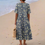 Beate - Kleid mit floraler Stickerei