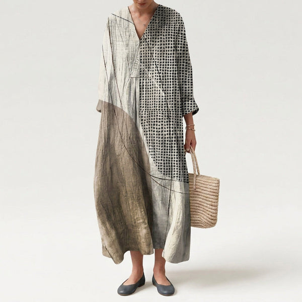Agnes - Gestreiftes Kleid