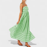Lore - Lange gestreifte Robe