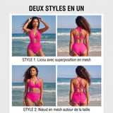 Anke - Hochgeschnittener Bikini 2-in-1 Formend