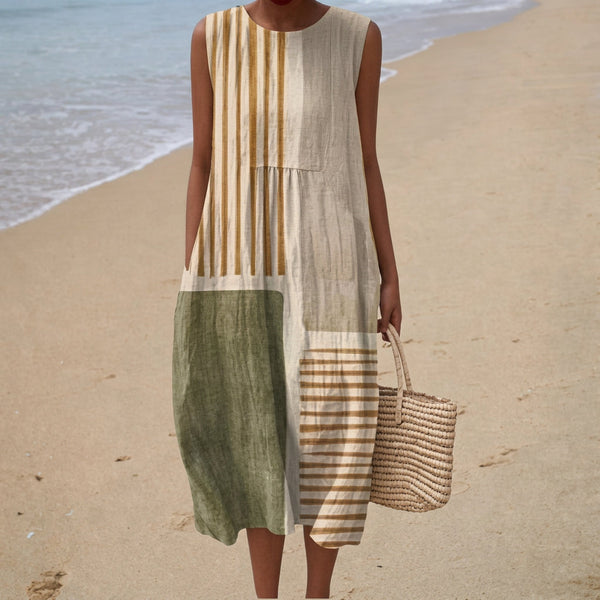 Adelheid - Flatterndes Sommerkleid mit Print