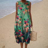 Christine - Bequemes ärmelloses Sommerkleid