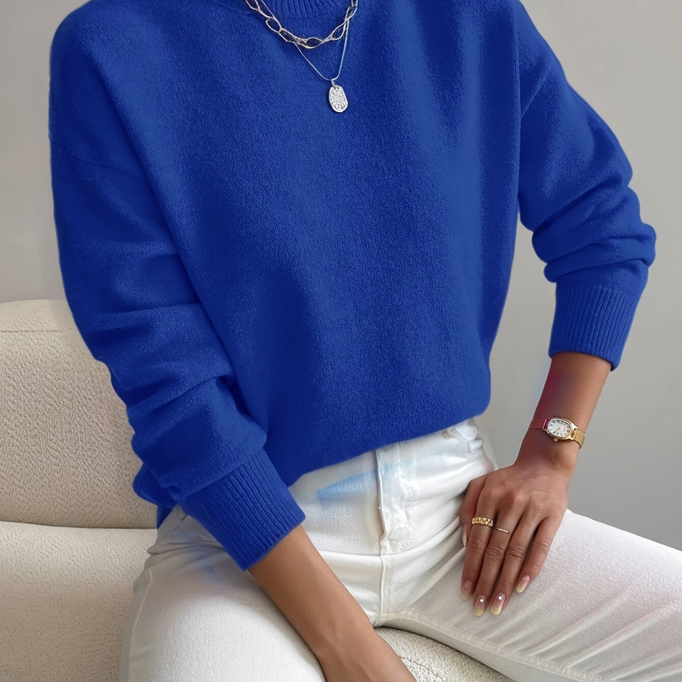 Genoveva - Eleganter und Warmer Pullover