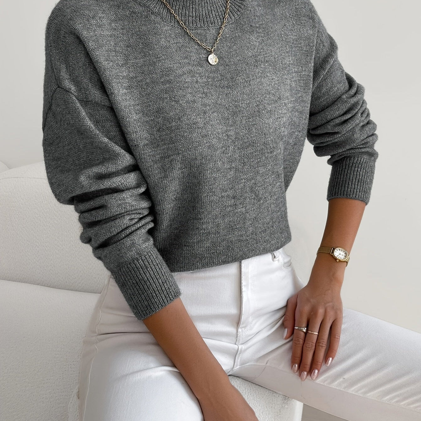 Genoveva - Eleganter und Warmer Pullover