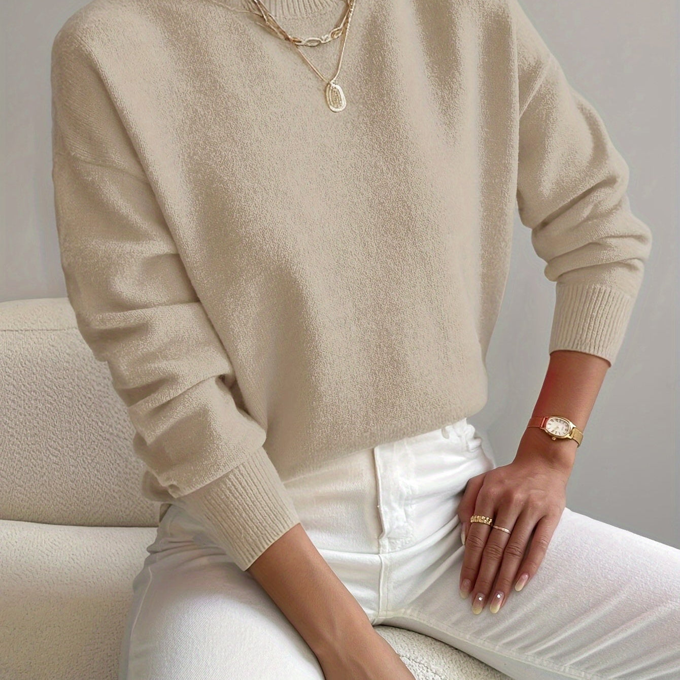 Genoveva - Eleganter und Warmer Pullover
