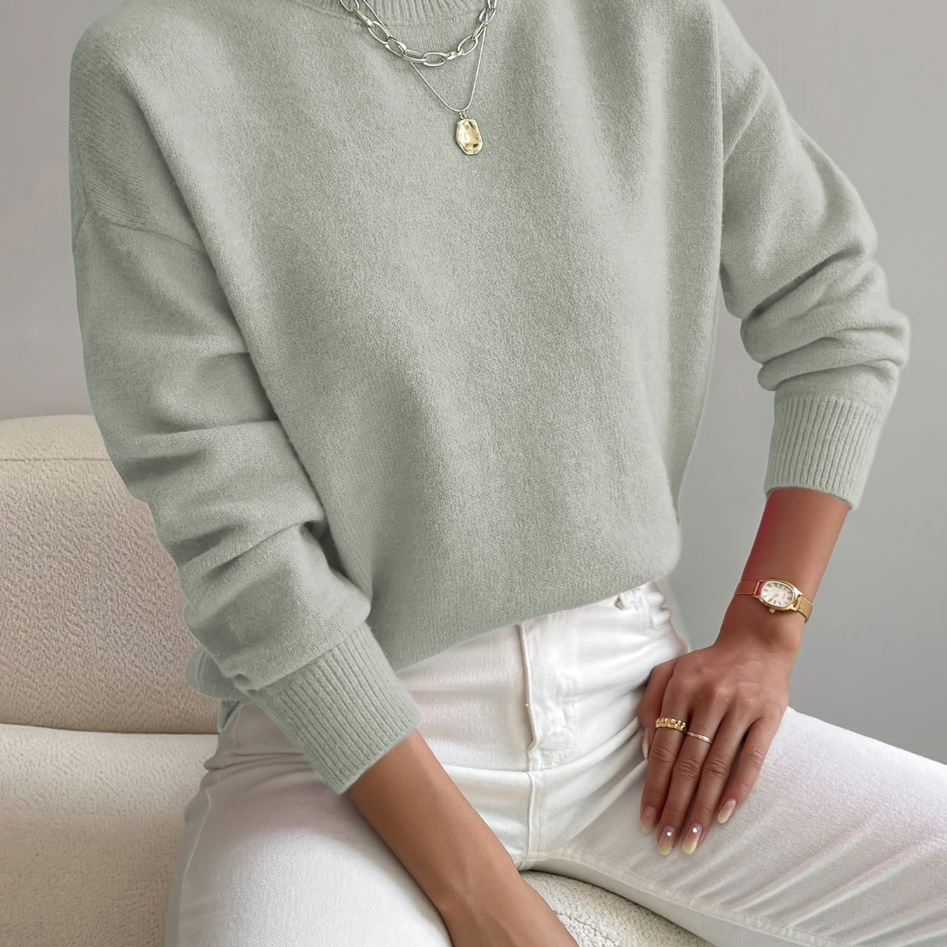 Genoveva - Eleganter und Warmer Pullover