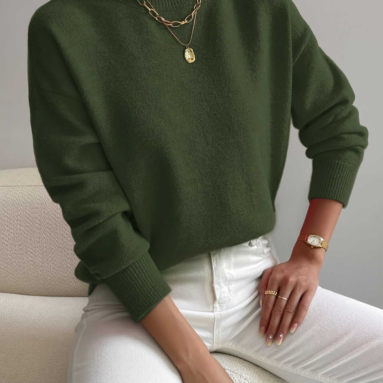Genoveva - Eleganter und Warmer Pullover