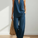 Frauke - Zweiteiliges Denim-Ensemble