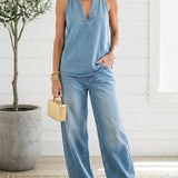 Frauke - Zweiteiliges Denim-Ensemble