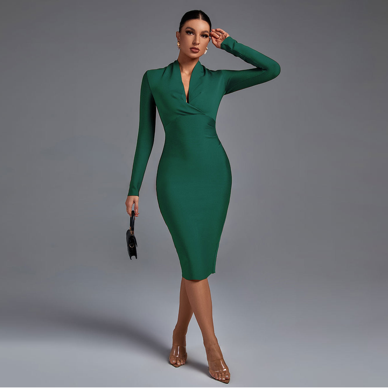 Hulda - Langärmliges Kleid
