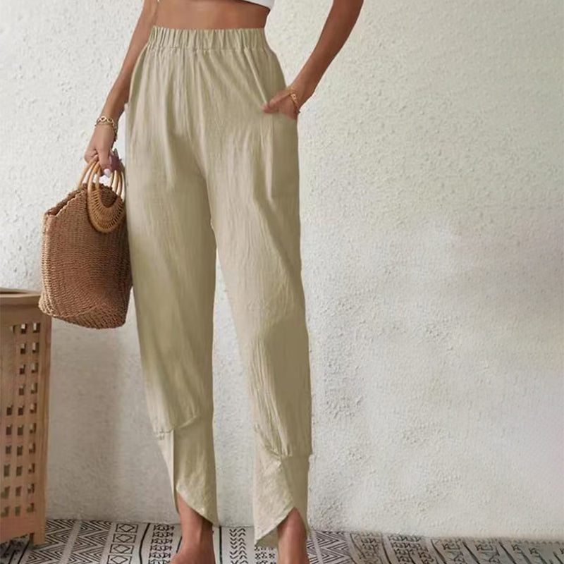 Christa - Hose mit Schlitzsaum