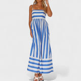 Lore - Lange gestreifte Robe