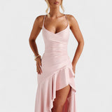 Ida - Maxikleid Rosa