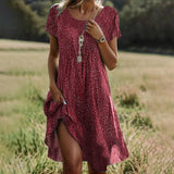 Berit - Midi Kleid zeitlose Eleganz