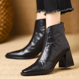Sieglinde - Luxuriöse Stiefeletten mit mittelhohem Absatz