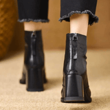 Sieglinde - Luxuriöse Stiefeletten mit mittelhohem Absatz