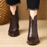 Sieglinde - Luxuriöse Stiefeletten mit mittelhohem Absatz
