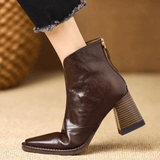 Sieglinde - Luxuriöse Stiefeletten mit mittelhohem Absatz