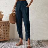 Christa - Hose mit Schlitzsaum