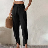 Christa - Hose mit Schlitzsaum