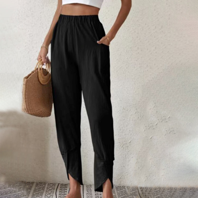 Christa - Hose mit Schlitzsaum
